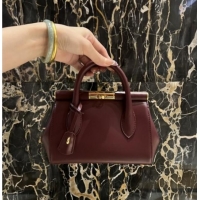 Trendy Design Dolce&Gabbana Marlene Day Mini Handbag in Palmated Calfskin D1710 Burgundy 2025