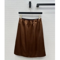 Famous Brand Miu Miu Skirt MIU061209 Brown 2025