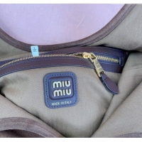 Promotional Miu Miu Suede Tote Bag 5BG231 Brown 2025