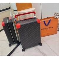 Buy Discount Louis Vuitton Horizon 55 Rolling Suitcase Luggage Travel Bag in Monogram Edlipse Canvas L6032 Orange 2025