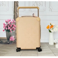 Modern Classic Louis Vuitton Horizon 55 Rolling Suitcase Luggage Travel Bag in Monogram Leather 0926 Beige 2025