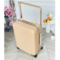 Modern Classic Louis Vuitton Horizon 55 Rolling Suitcase Luggage Travel Bag in Monogram Leather 0926 Beige 2025