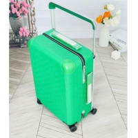 Top Design Louis Vuitton Horizon 55 Rolling Suitcase Luggage Travel Bag in Monogram Leather 0926 Green 2025
