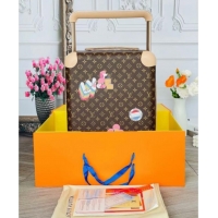 Reasonable Price Louis Vuitton Vivienne Horizon 55 Rolling Suitcase Luggage Travel Bag in Monogram Canvas V0926 2025