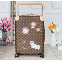Well Crafted Louis Vuitton Vivienne Horizon 55 Rolling Suitcase Luggage Travel Bag in Monogram Canvas 0926 2025