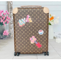 Good Taste Louis Vuitton Vivienne Horizon 55 Rolling Suitcase Luggage Travel Bag in Monogram Canvas V6048 2025