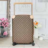 Modern Classic Louis Vuitton Horizon 55 Rolling Suitcase Luggage Travel Bag in Classic Monogram Canvas 0926 Brown 2025