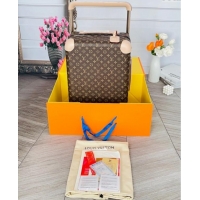 Modern Classic Louis Vuitton Horizon 55 Rolling Suitcase Luggage Travel Bag in Classic Monogram Canvas 0926 Brown 2025