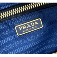 Buy Cheapest Prada Nylon Crossbody Bag 1BH218 Blue 2025