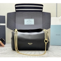 Best Price Prada Tumulte small nappa leather bag 1BD395 Black 2025