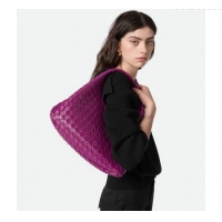 Buy Cheap Bottega Veneta Campana Shoulder Bag in Intrecciato Leather 844249 Beetroot Purple 2025
