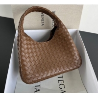 Good Product Bottega Veneta Campana Shoulder Bag in Intrecciato Leather 844249 Nocciola Brown 2025