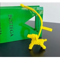 Trendy Design Bottega Veneta Dog Charm in Intrecciato Leather 807068 Sulfur Yellow 2025