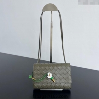Good Product Bottega Veneta Andiamo Daisy Pouch Mini Bag in Intrecciato Leather 838870 Cypress Green 2025