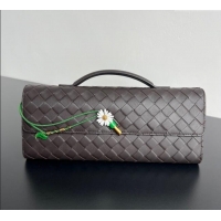 Best Product Bottega Veneta Andiamo Daisy Long Clutch Bag in Intrecciato Leather 836810 Fondant Brown 2025