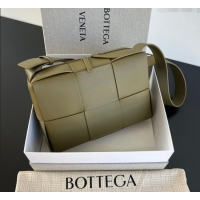 Super Quality Bottega Veneta Mens Arco Camera Bag Bag in Intrecciato Leather 731165 Algae Green 2025