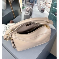 Spot Bulk Loewe Small Featherlight Puzzle Bag In Nappa Lambskin L5011 Powder Grey 2025