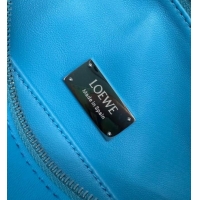 Inexpensive Loewe Small Featherlight Puzzle Bag In Nappa Lambskin L5011 Light Blue 2025