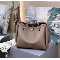 Well Crafted Loewe Medium Madrid Bag In Supple Grained Calfskin 052451 Taupe 2025