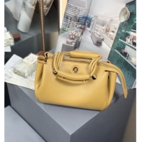 Pretty Style Loewe Small Madrid Bag In Supple Calfskin 012452 Yellow 2025