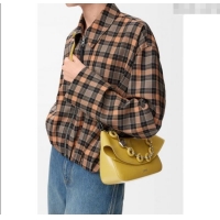 Luxury Cheap Loewe Medium Ola Bag In Smooth Calfskin 012518 Ginger Yellow 2025