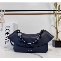 Cheap Discount Loewe Medium Ola Bag In Smooth Calfskin 012518 Blue 2025