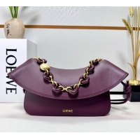 Well Crafted Loewe Medium Ola Bag In Smooth Calfskin 012518 Dark Burgundy 2025