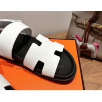 Purchase Hermes Genius Strap Sandals in Calfskin Leather White 2025 H082011 0820170