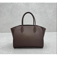 New Cheap The Row Marlo 12 Bag in Calfskin Leather 1895 Coffee Brown 2025