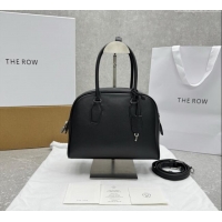 Famous Brand The Row India 10.00 Top Handle Bag in Smooth Leather 1740 Black 2025