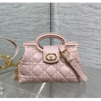 Grade Promotional Dior Jolie Top Handle Mini Bag S3123 Powder Pink 2025