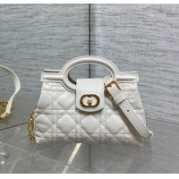 Super Quality Dior Jolie Top Handle Mini Bag S3123 White 2025