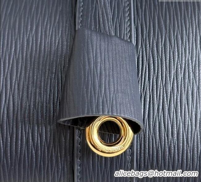 Promotional Loro Piana Loom Top Handle bag L25 in Textured Calfskin Leather 0925 Dark Blue 2025