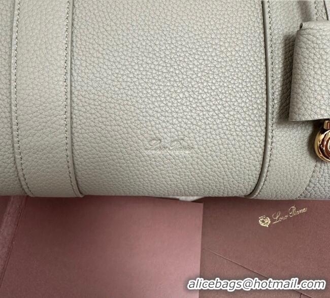 Top Grade Loro Piana Loom Top Handle bag L25 in Grained Calfskin Leather 0925 Dry Artemisia 2025