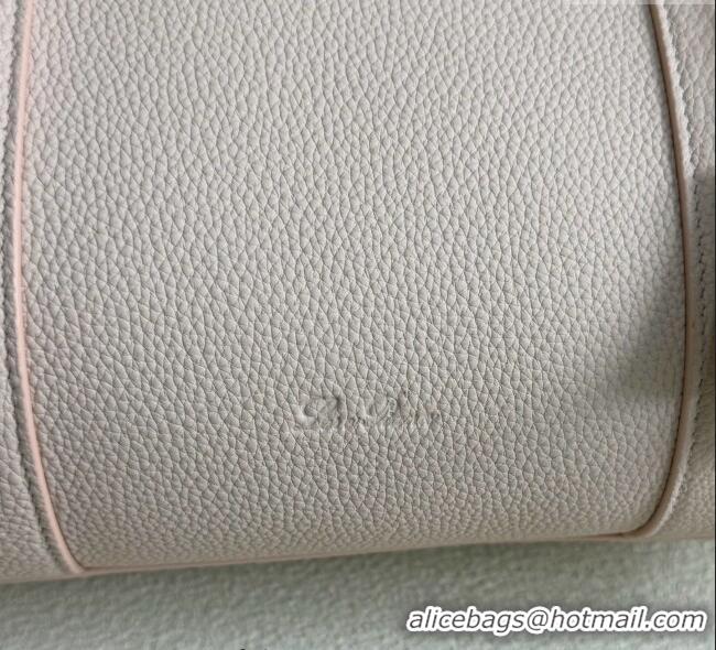 Shop Grade Loro Piana Loom Top Handle bag L32 in Grained Calfskin Leather 0925 Cream Honey Pink 2025