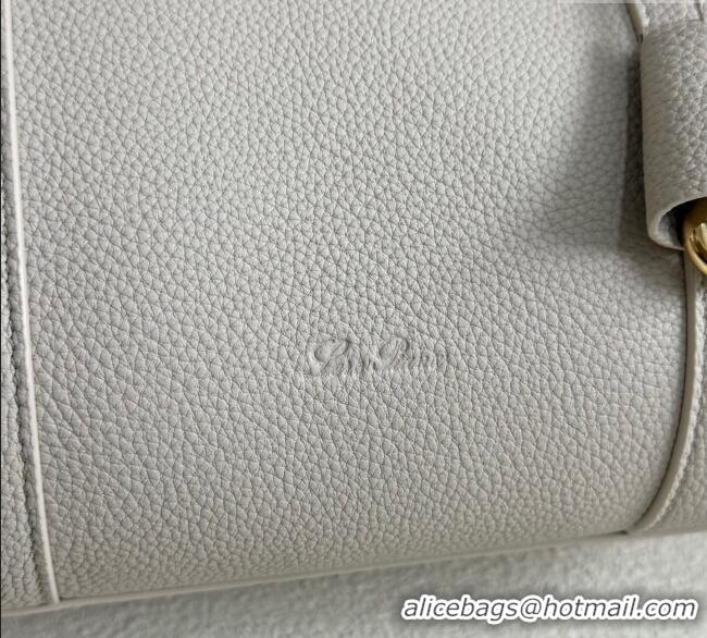 Well Crafted Loro Piana Loom Top Handle bag L32 in Grained Calfskin Leather 0925 Light Beige 2025