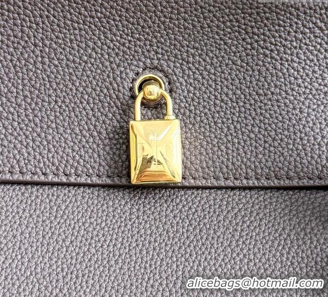 Spot Bulk Loro Piana Loom Top Handle bag L32 in Grained Calfskin Leather 0925 Coffee Brown 2025