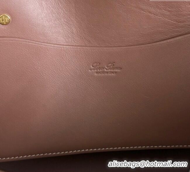 Well Crafted Loro Piana Loom Top Handle bag L32 in Canvas and Calfskin Leather 0925 Caramel Brown 2025