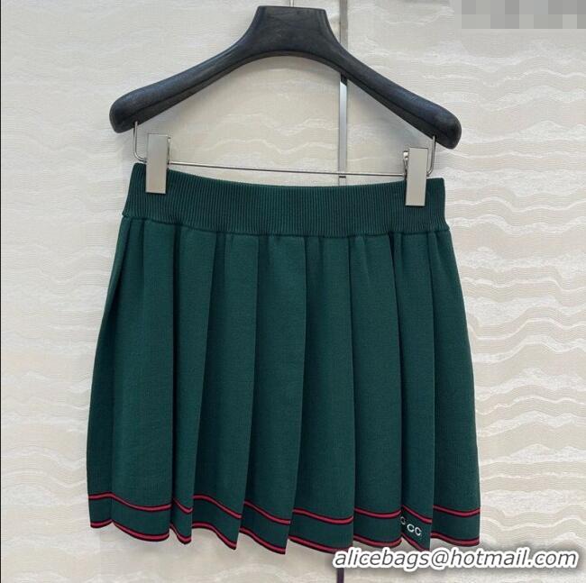 Buy Inexpensive Gucci Tennis Mini Skirt 0620 Green 2025