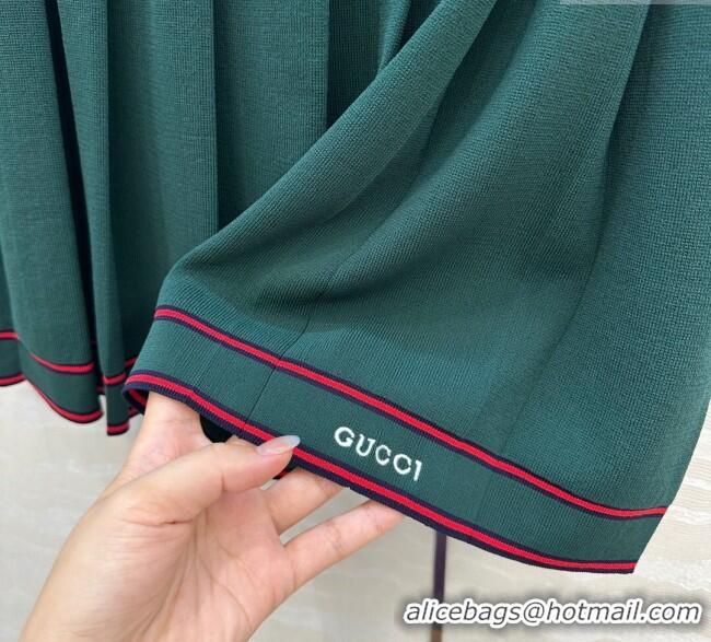 Buy Inexpensive Gucci Tennis Mini Skirt 0620 Green 2025