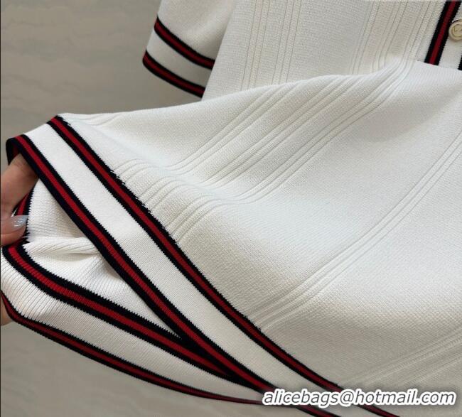 New Design Gucci Tennis Polo Top 0620 White 2025
