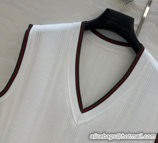Well Crafted Gucci Tennis Vest 0620 White 2025