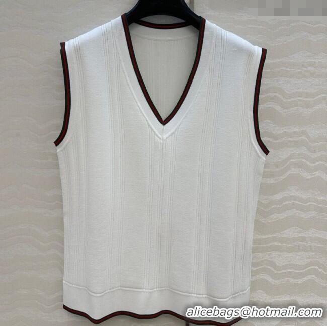 Well Crafted Gucci Tennis Vest 0620 White 2025