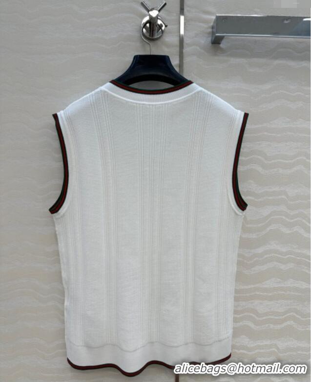 Well Crafted Gucci Tennis Vest 0620 White 2025