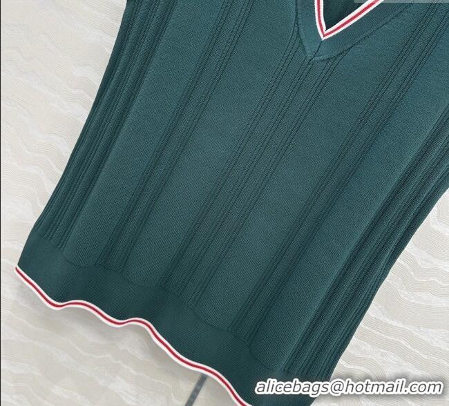 Top Grade Gucci Tennis Vest 0620 Green 2025
