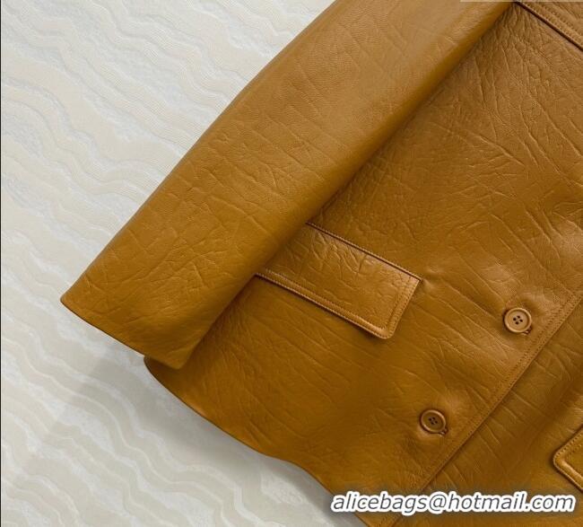 Unique Discount Gucci Sheepskin Jacket 0717 Brown 2025
