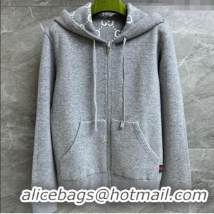 Grade Design Gucci Wool Reversible Jacket 0717 Grey 2025