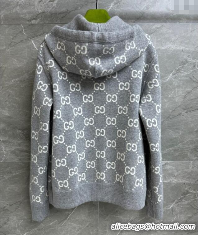 Grade Design Gucci Wool Reversible Jacket 0717 Grey 2025