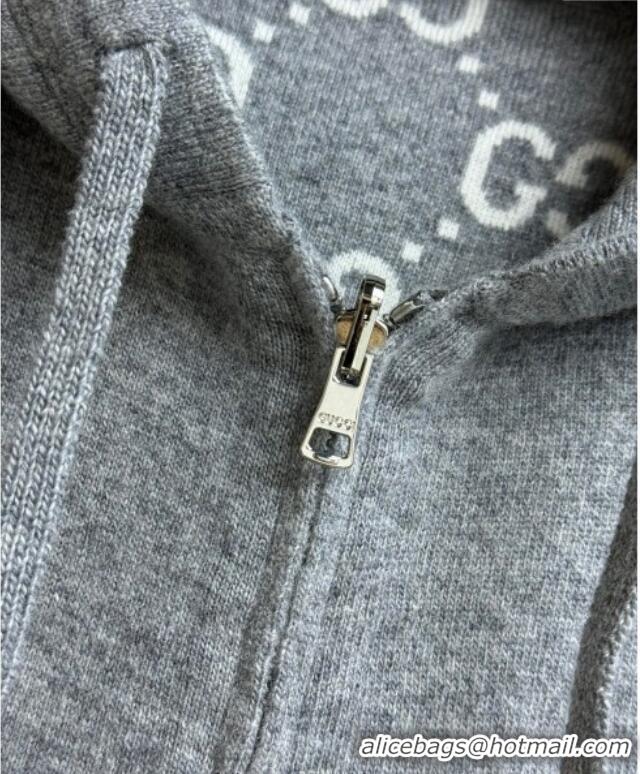 Grade Design Gucci Wool Reversible Jacket 0717 Grey 2025