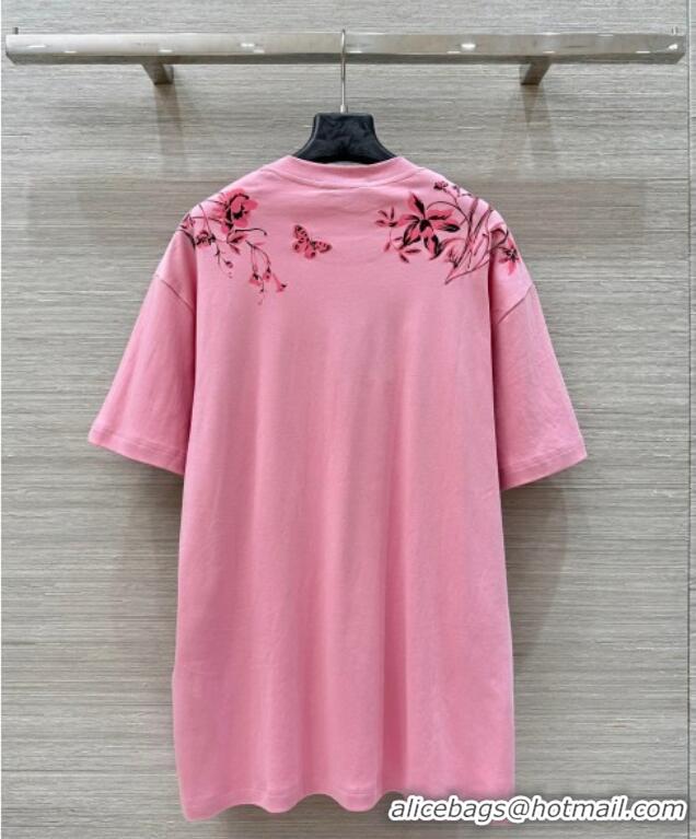 ​Famous Brand Gucci Cotton T-Shirt 0717 Pink 2025